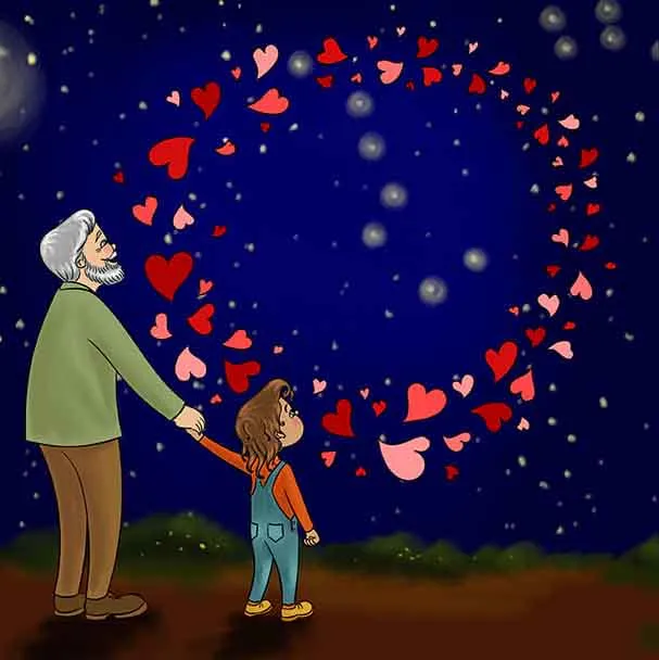 I Love You To The Moon And Back illustration by KD Prime Publishers