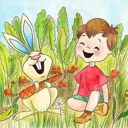 If It's Funny For The Bunny illustration by KD Prime Publishers