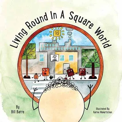 Living Round In A Square World illustration by KD Prime Publishers