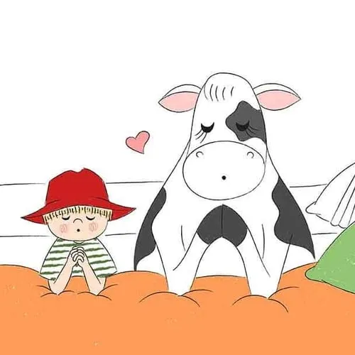 The Boy Who Loved Cows illustration by KD Prime Publishers