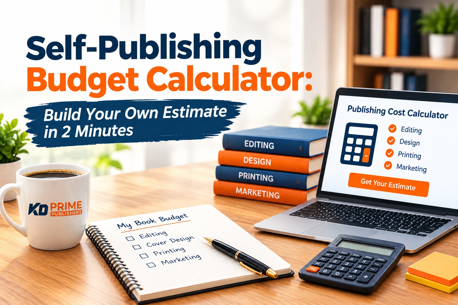 Self-Publishing Cost Calculator: Estimate Your Book Budget in 2026